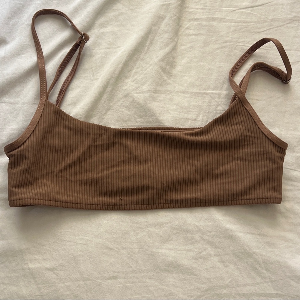 Frankies bikinis ribbed bikini top